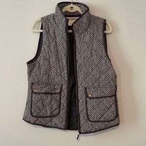 Cambridge Chevron Quilted Vest
